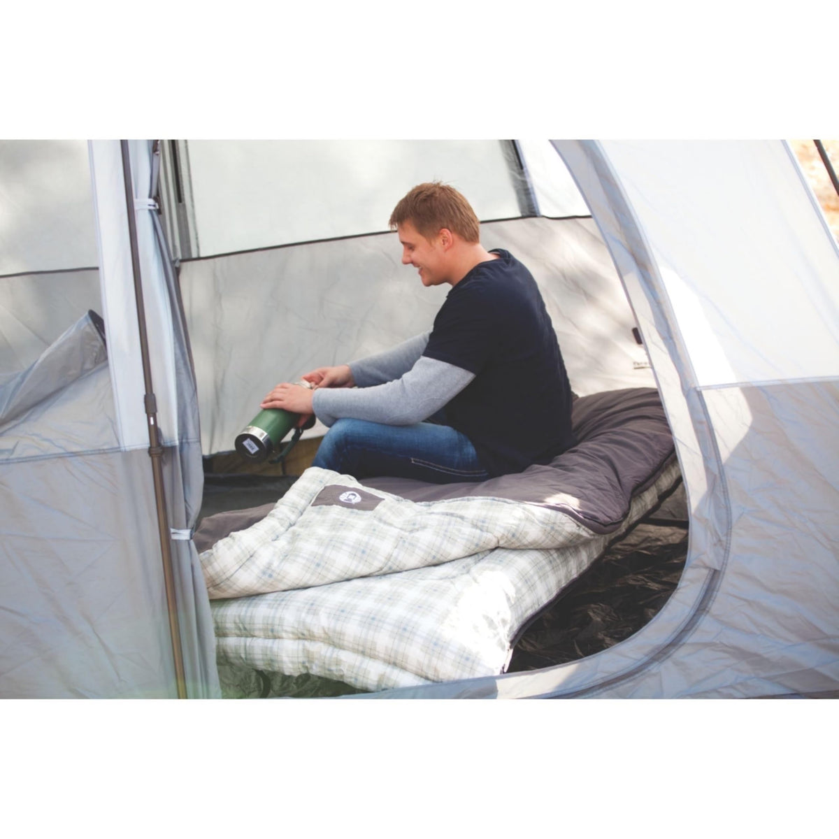 COLEMAN Heritage Big & Tall Flannel Sleeping Bag - 10Â°F