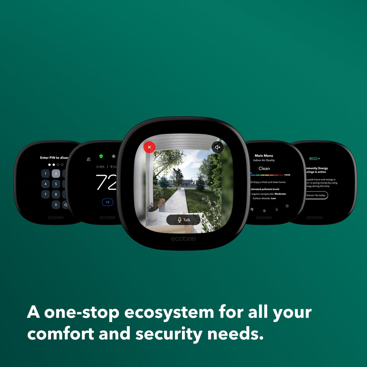 ECOBEE Smart Thermostat with Sensor & Air Quality Monitor
