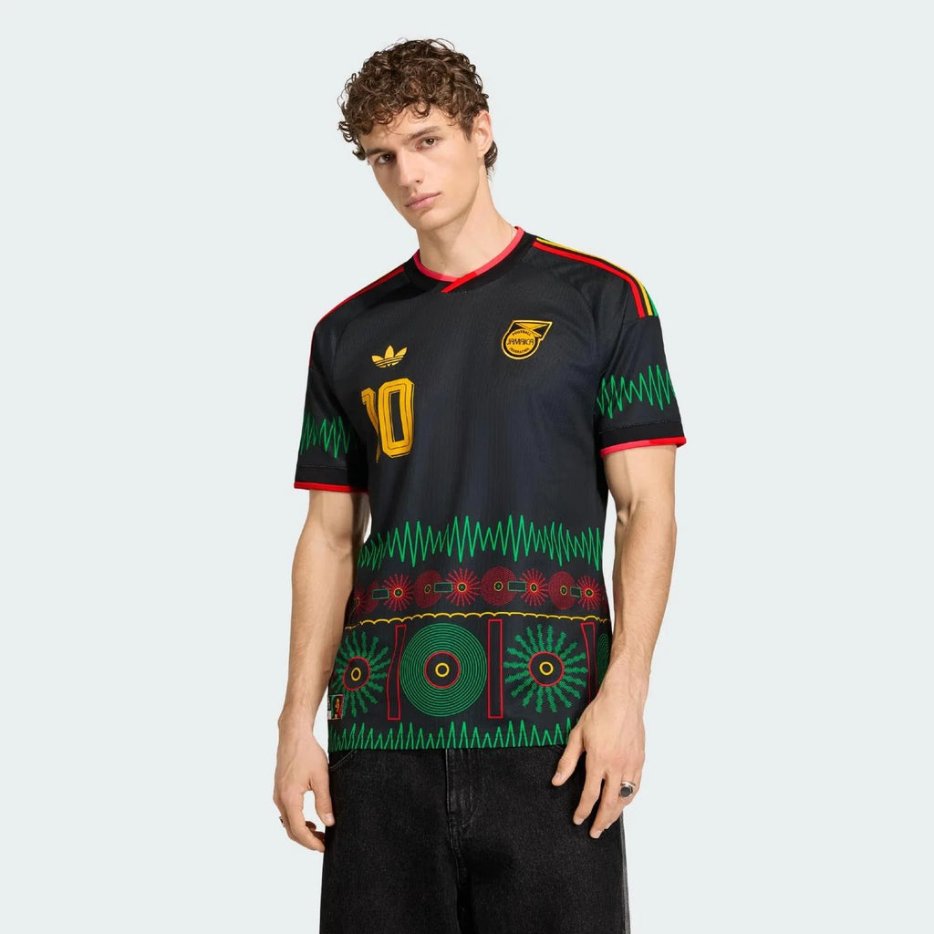 Jamaica 26 Away Marley 10 Jersey - Men's