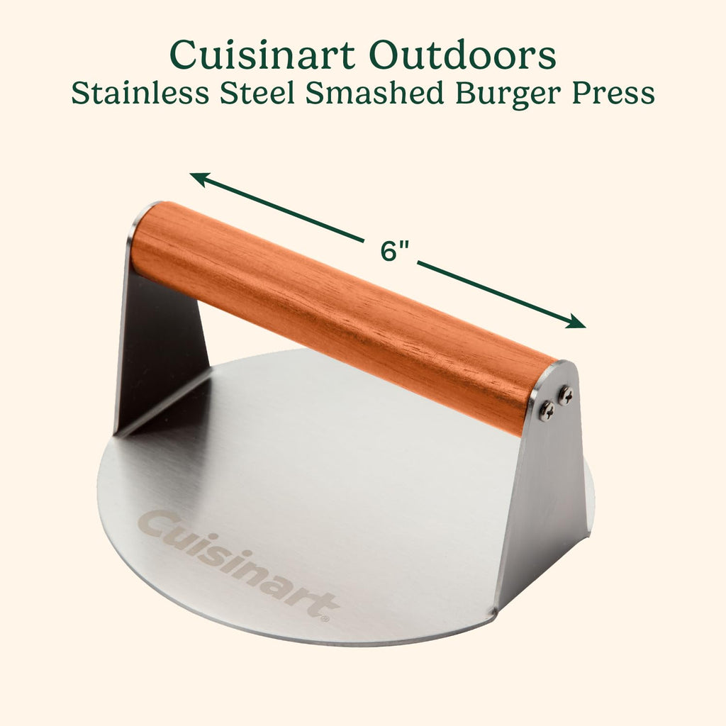 CUISINART 6" Stainless Steel Burger Press - Pack of 8