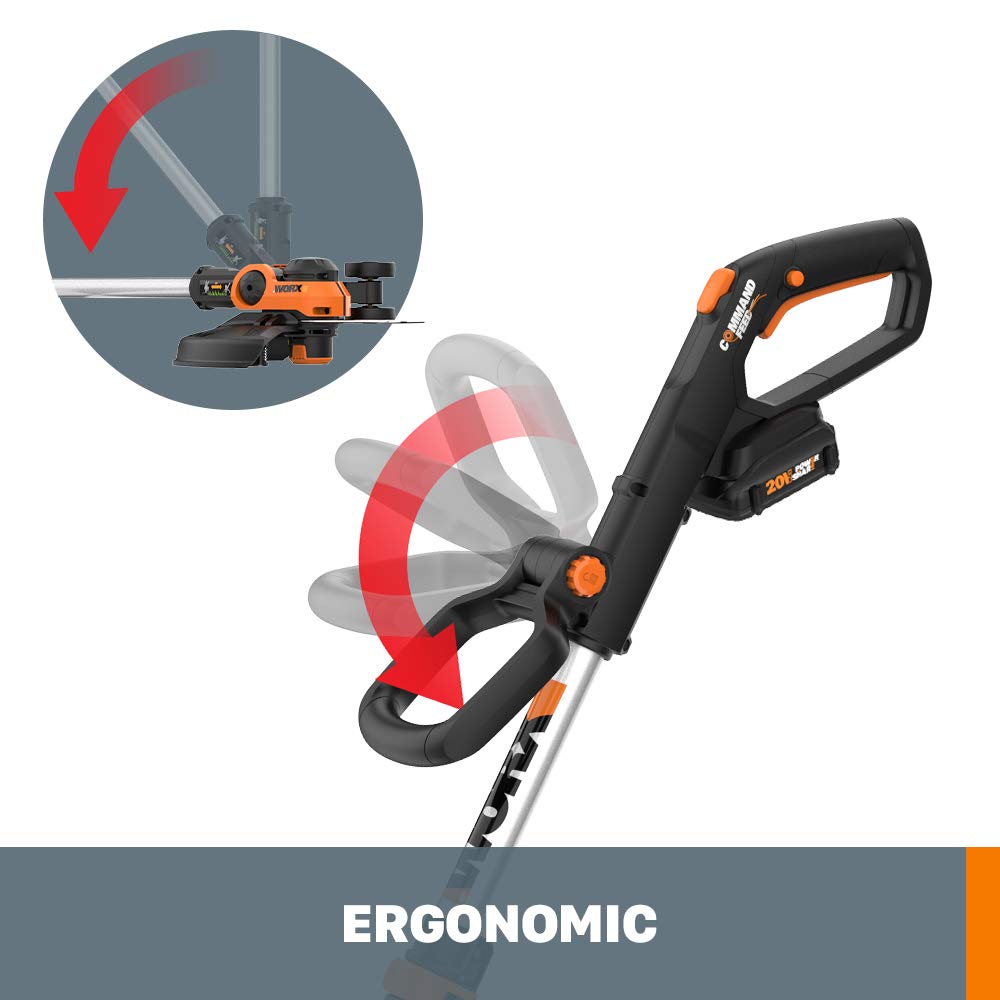WORX Cordless String Trimmer & Lawn Edger, 20V Electric