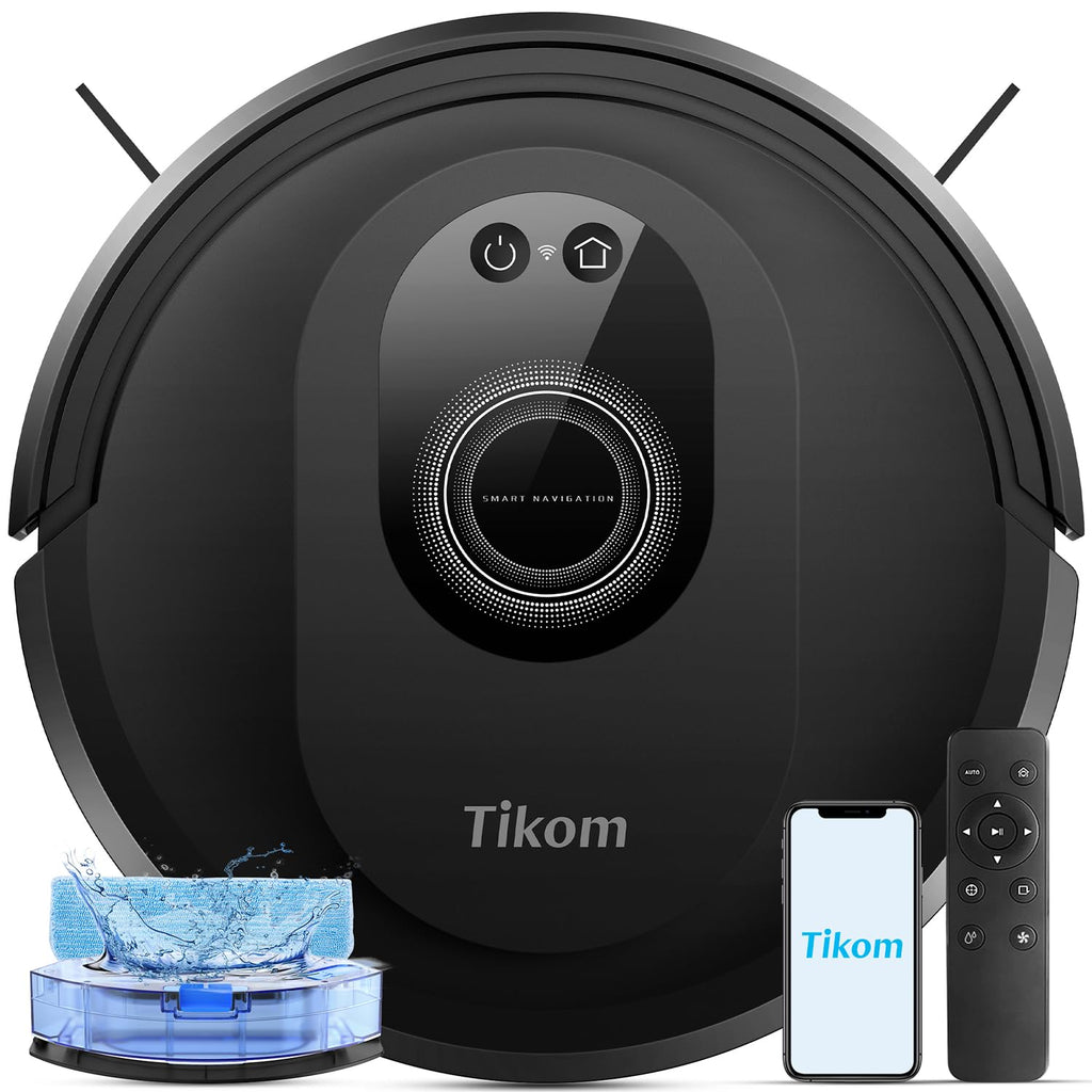 TIKOM G8000 Max Robot Vacuum & Mop Combo, 5000Pa