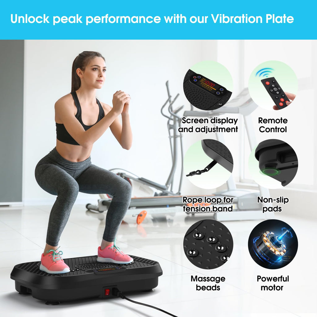 SOFTGYM Vibration Plate Exercise Machine for Lymphatic Drainage