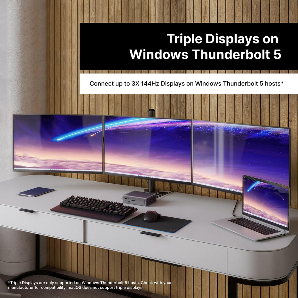 CALDIGIT TS5 Plus Thunderbolt 5 Dock - 20 Port 140W Charging