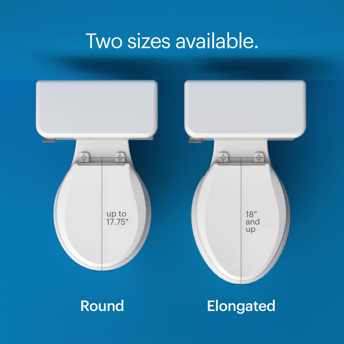 BRONDELL Bidet Toilet Seat Non-Electric for Round Toilets