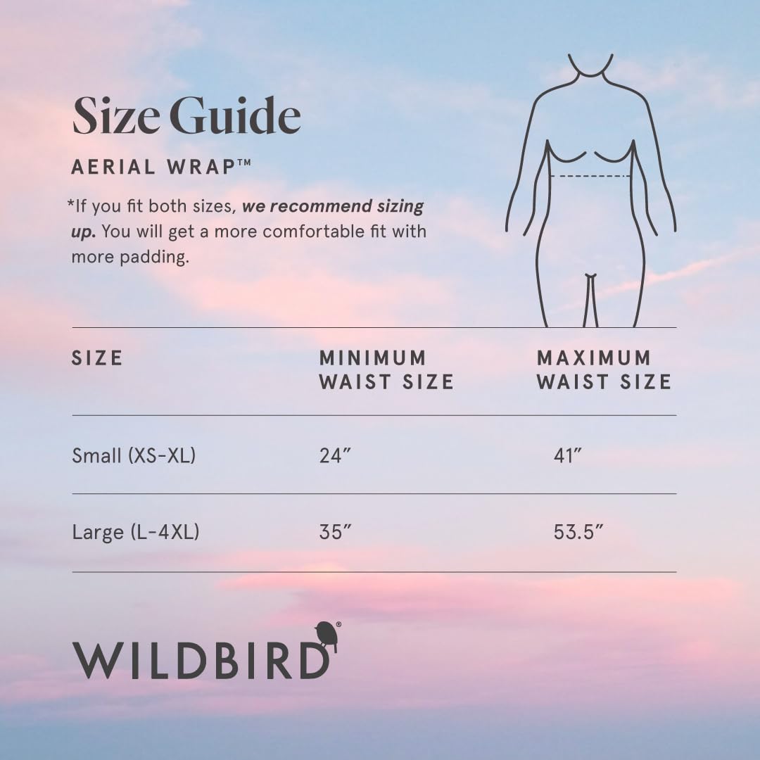 WILDBIRD Aerial Buckle Wrap - Newborn Baby Carrier - Desert Lark