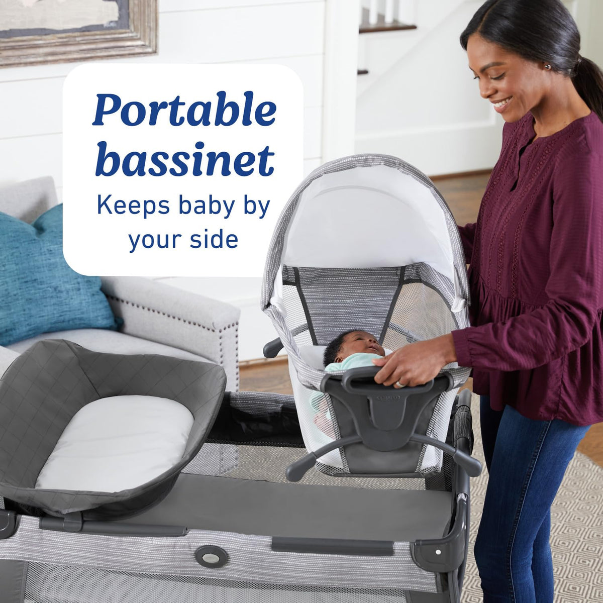 GRACO Pack 'n Play Close2Baby Bassinet with Diaper Changer