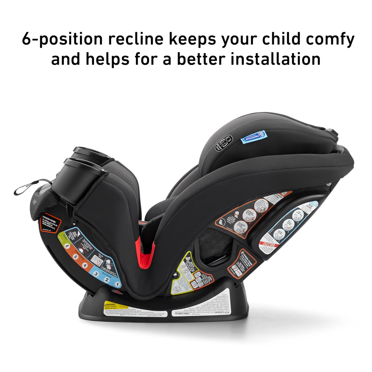 GRACO TriRide 3-in-1 Reclining Car Seat - Rear & Forward Facing