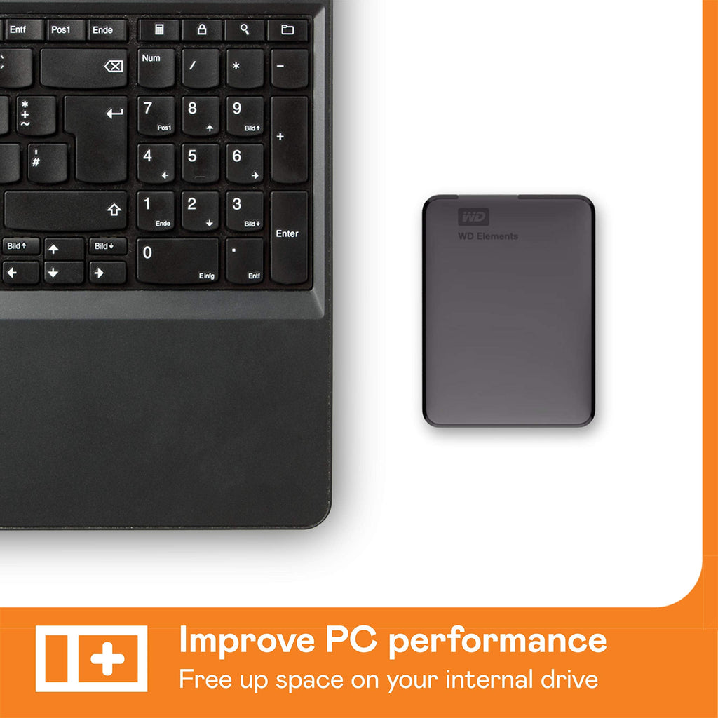 WESTERN DIGITAL WD 5TB Elements Portable External Hard Drive