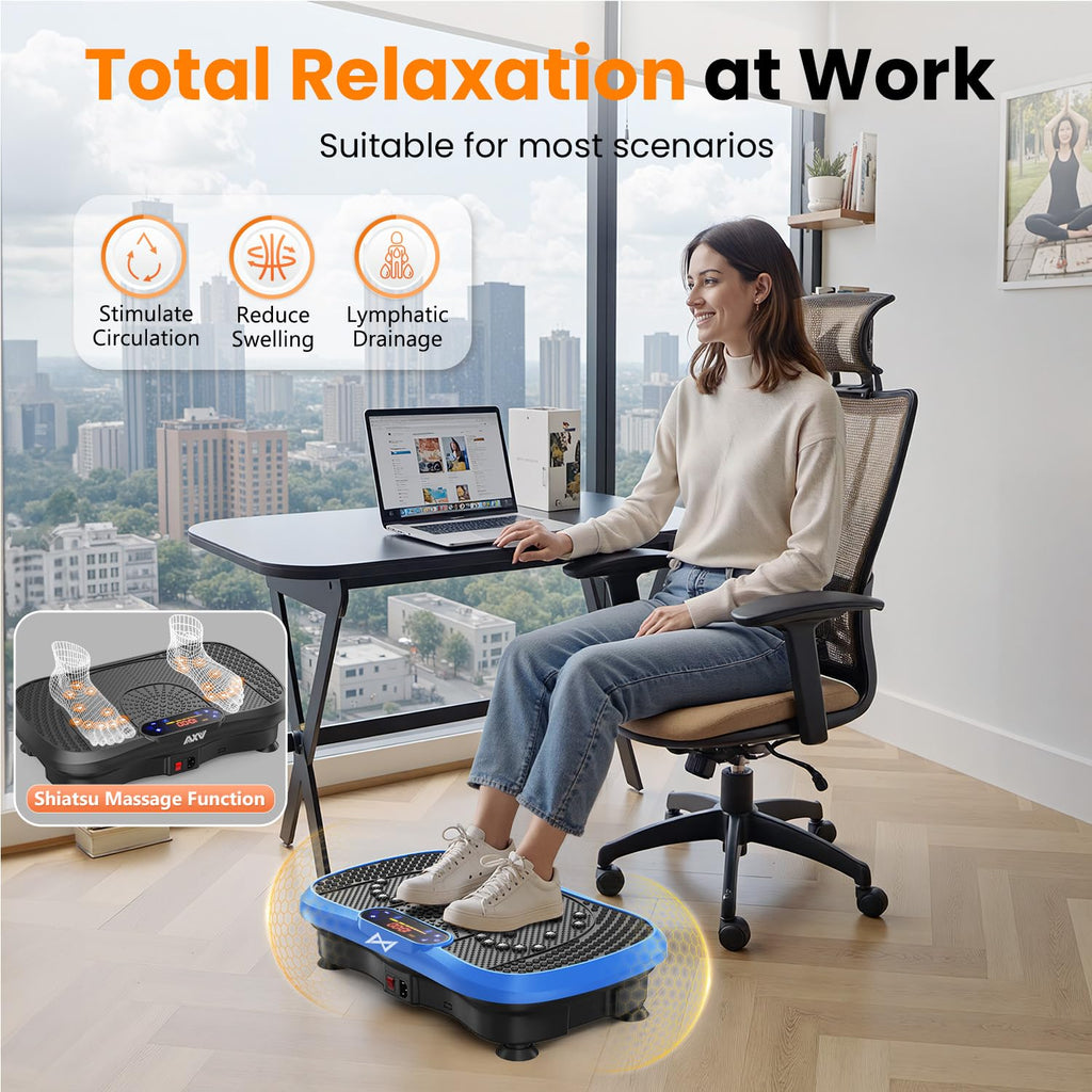 AXV Vibration Plate Fitness Machine for Full Body Workout