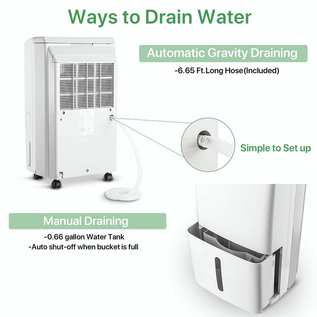 WAYKAR 34 Pints Energy Star Dehumidifier for 2,000 Sq. Ft.