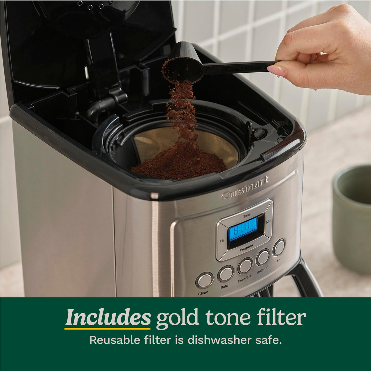 CUISINART 12-Cup Programmable Coffee Maker with Thermal Carafe