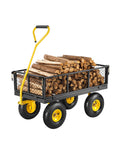 VEVOR 500 Lbs Heavy Duty Steel Garden Cart on Wheels