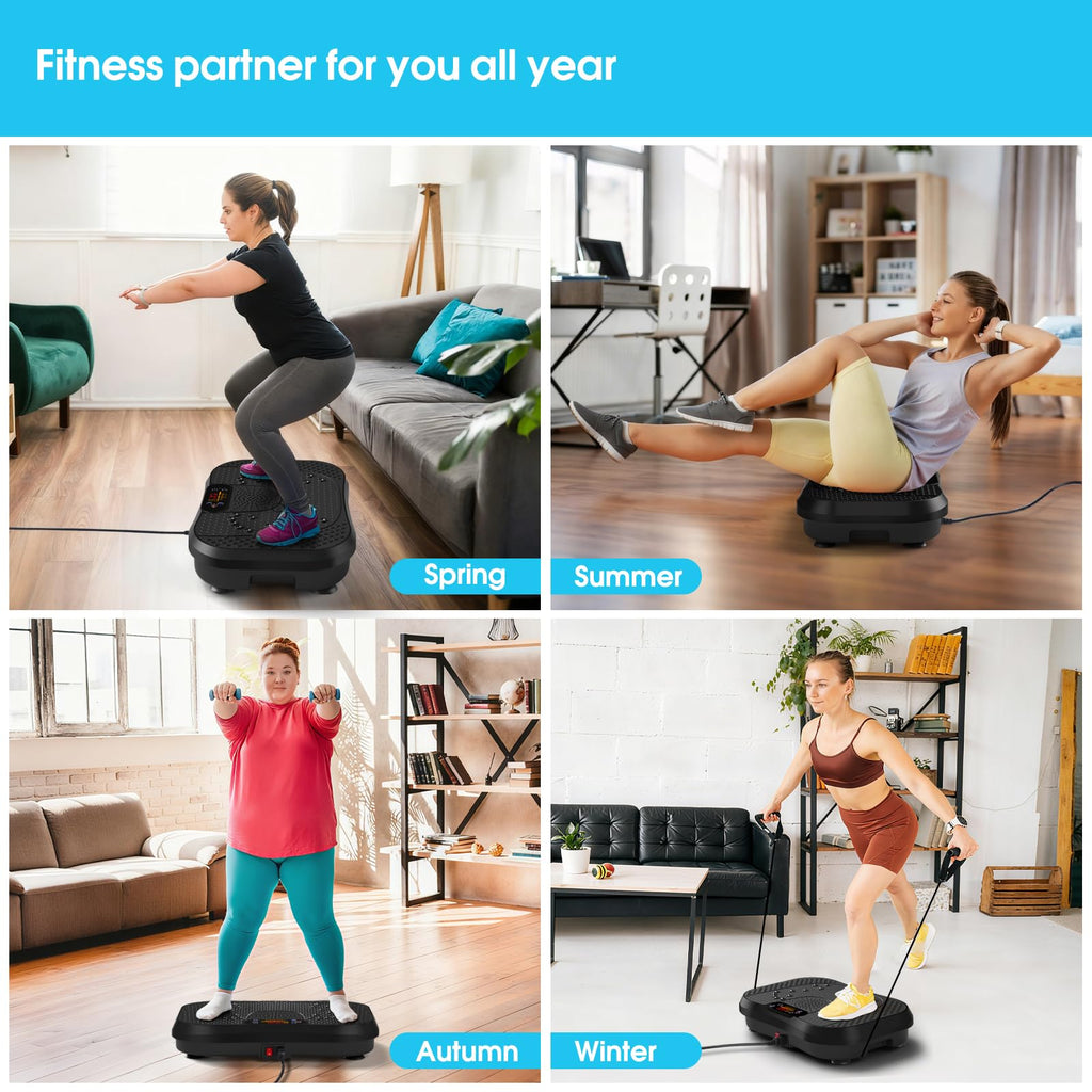 SOFTGYM Vibration Plate Exercise Machine for Lymphatic Drainage