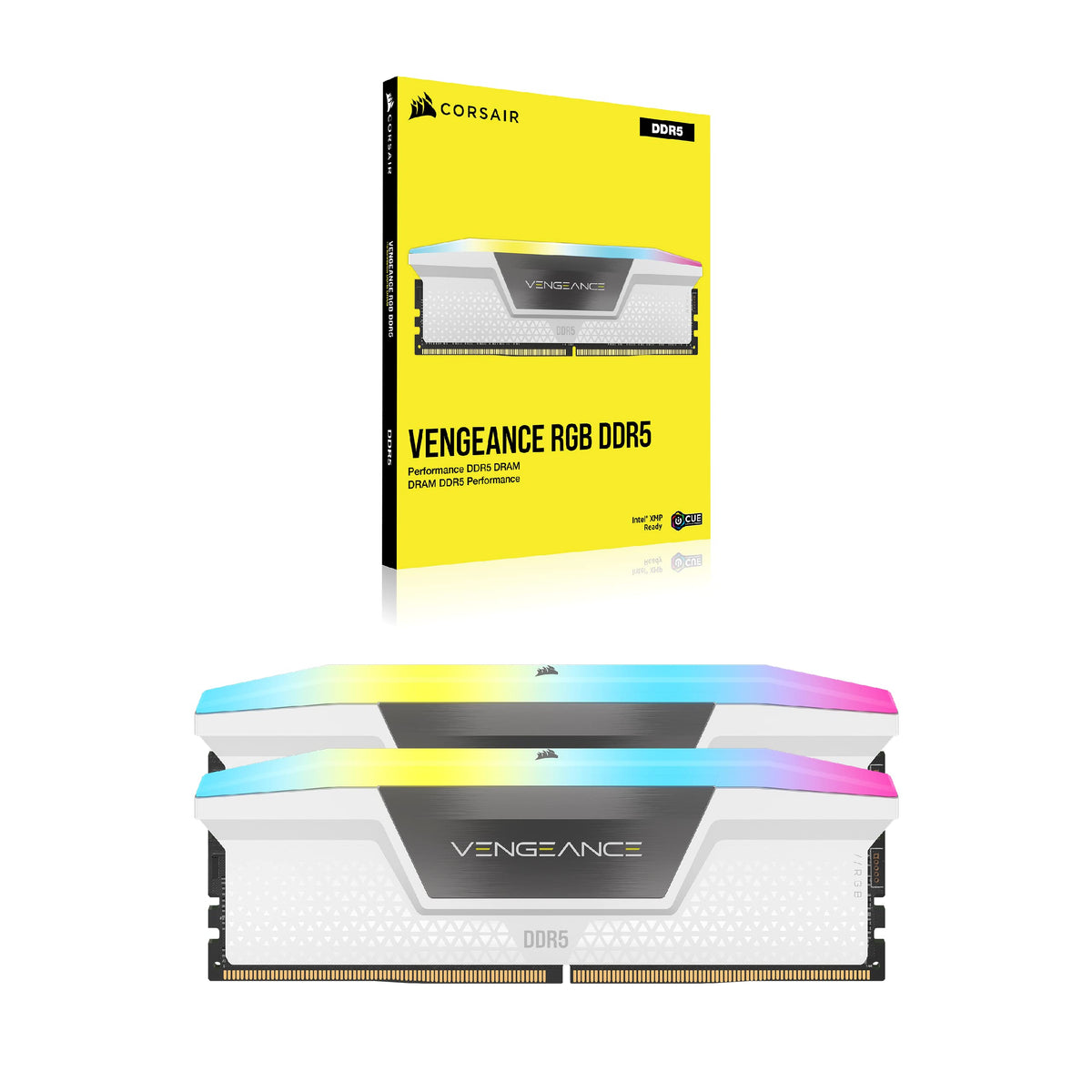 CORSAIR VENGEANCE RGB DDR5 32GB (2x16GB) 6000MHz RAM