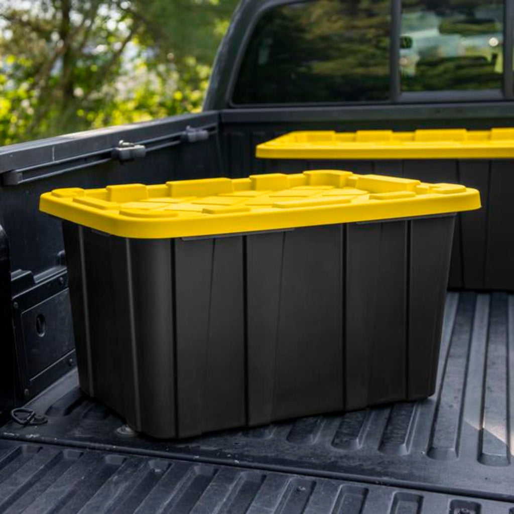 STERILITE 27 Gallon Heavy-Duty Storage Tote - 4-Pack Bins
