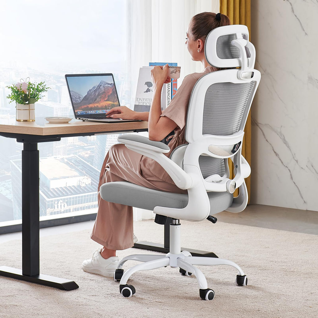 TRALT Ergonomic Office Chair - 330 LBS High Back Mesh Desk Chair