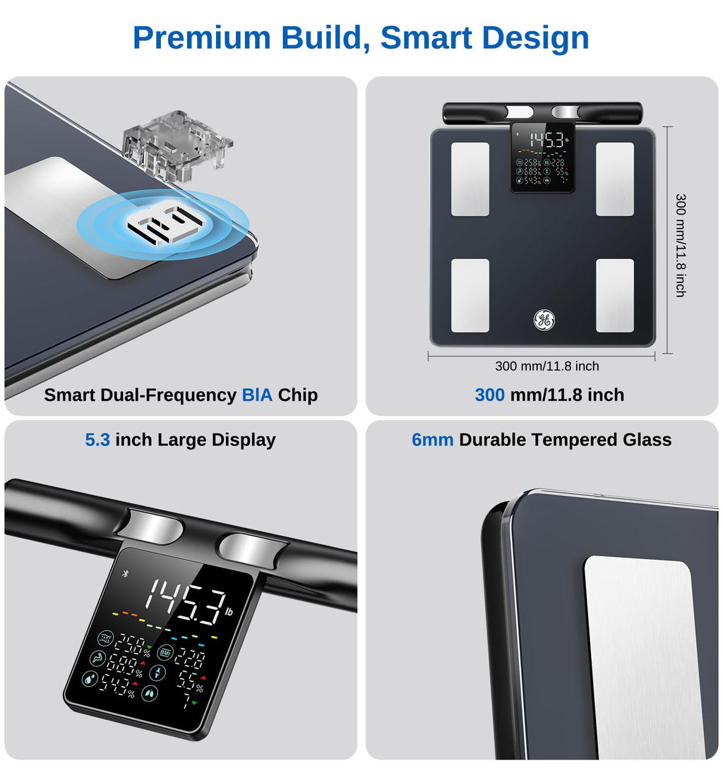 GE Smart Scale Body Weight with Full Body Analysis