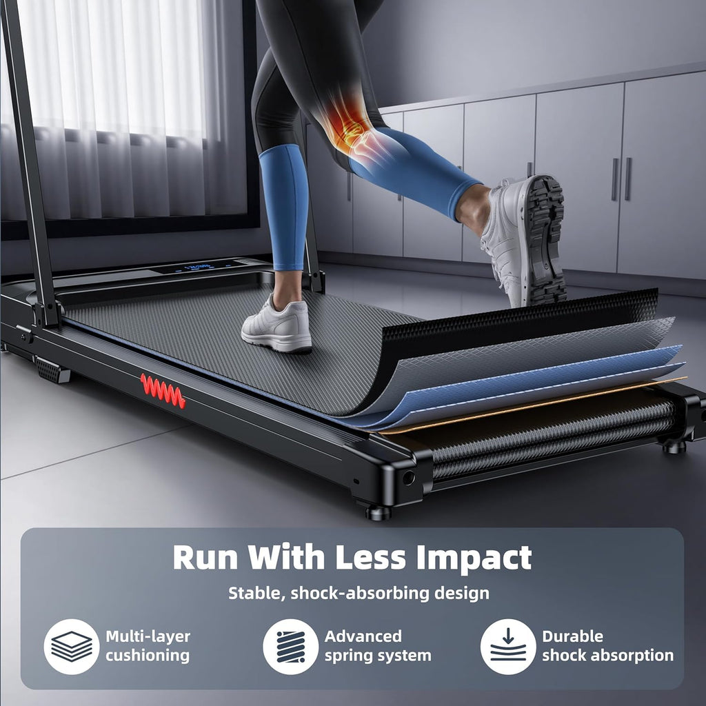 ULFARIO Walking Pad Treadmill - Compact Folding Electric Walk