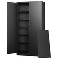 LETAYA Metal Storage Cabinets with Locking Doors - 5 Shelves