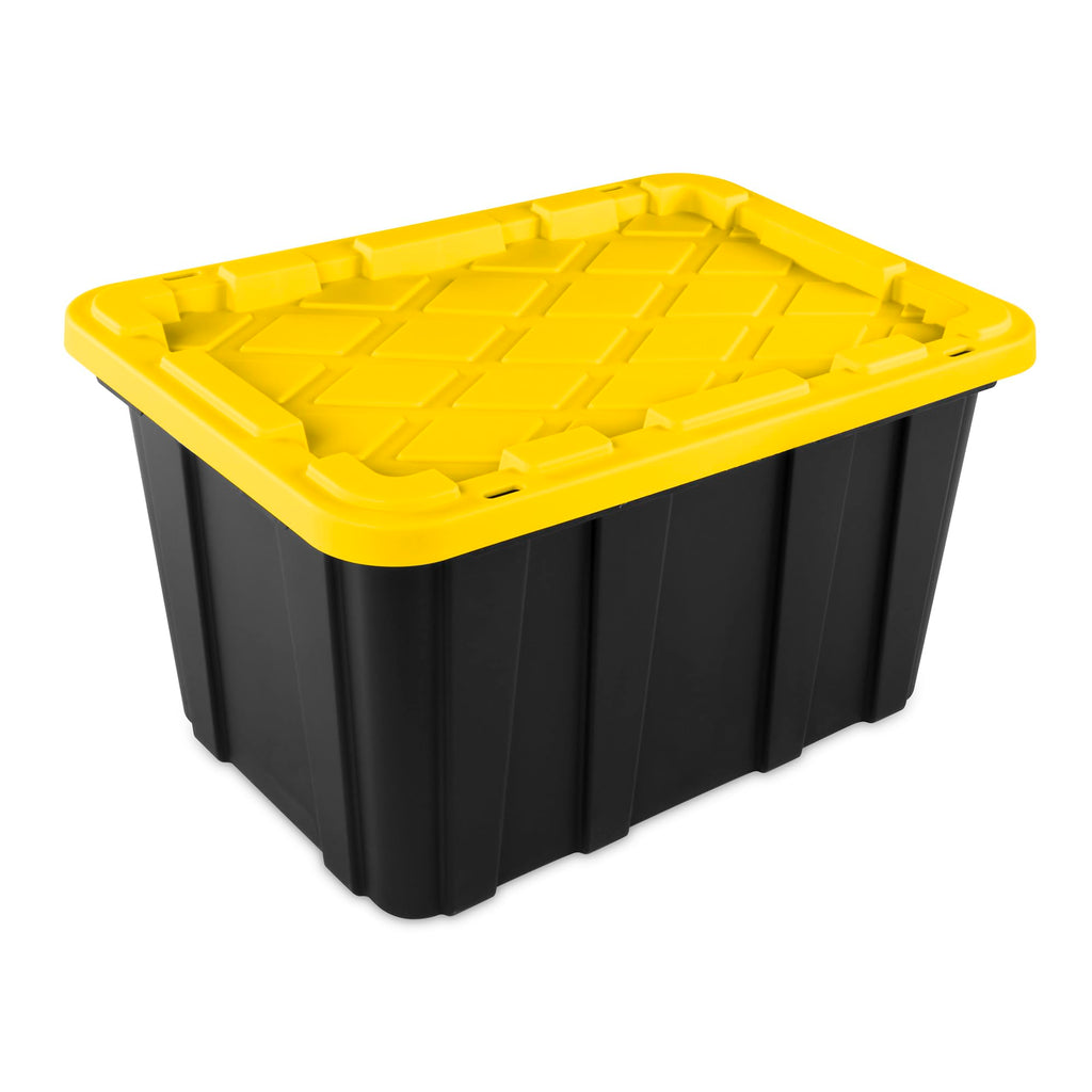 STERILITE 12-Pack Heavy-Duty Plastic Storage Bins with Lids