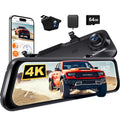 WOLFBOX G850 PRO 4K Mirror Dash Cam with ADAS & BSD