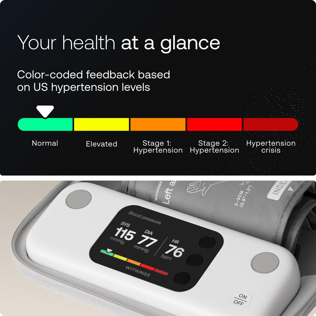 WITHINGS BPM Vision Smart Arm Blood Pressure Monitor