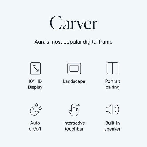 AURA Digital Picture Frame - 10.1" HD WiFi Display