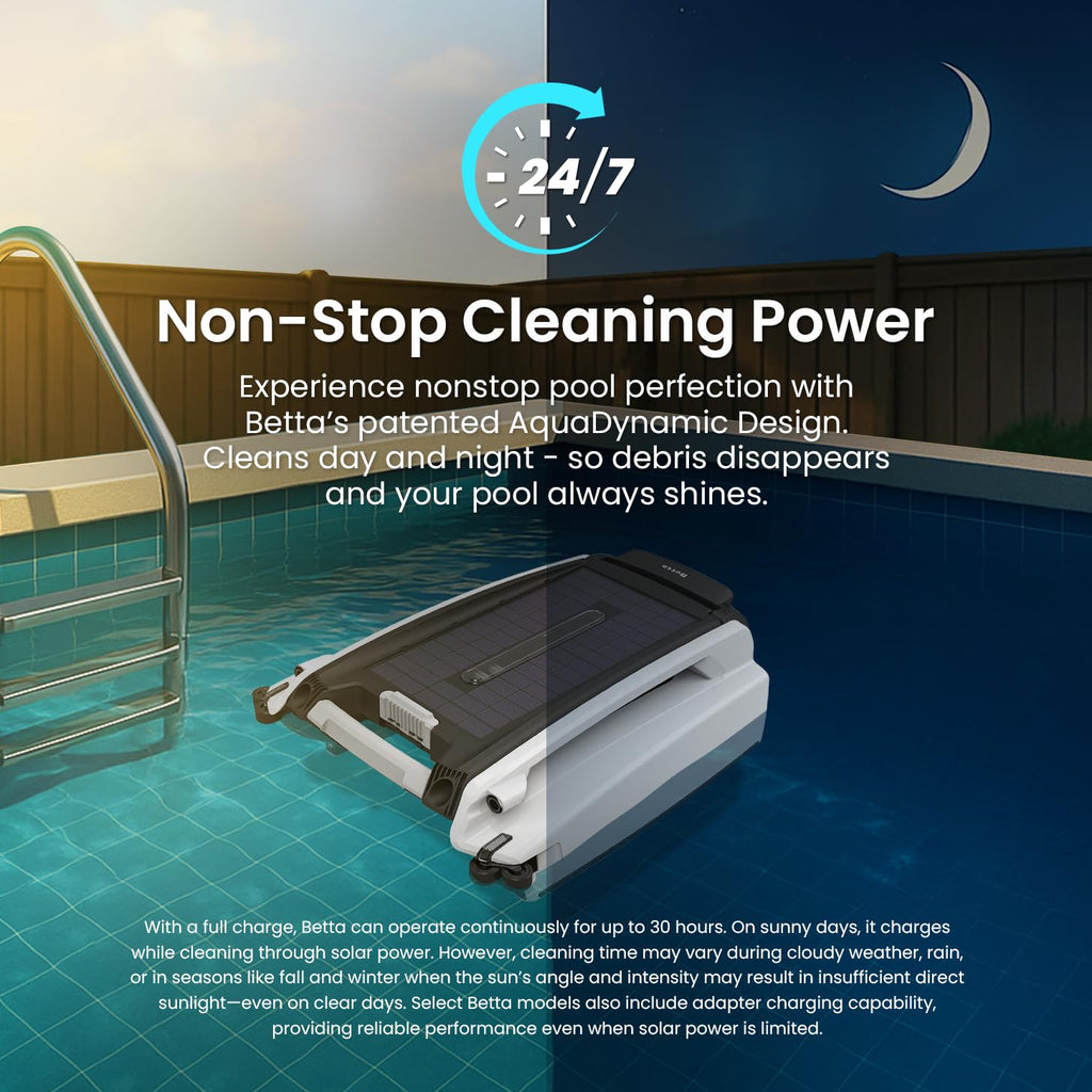 BETTA SE Solar Powered Robotic Pool Skimmer Cleaner