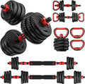 UNNMIIY Adjustable Dumbbells 20-90lbs Free Weight Set