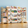 SPACEAID Toy Storage Organizer with 6 Shelves and 12 Bins