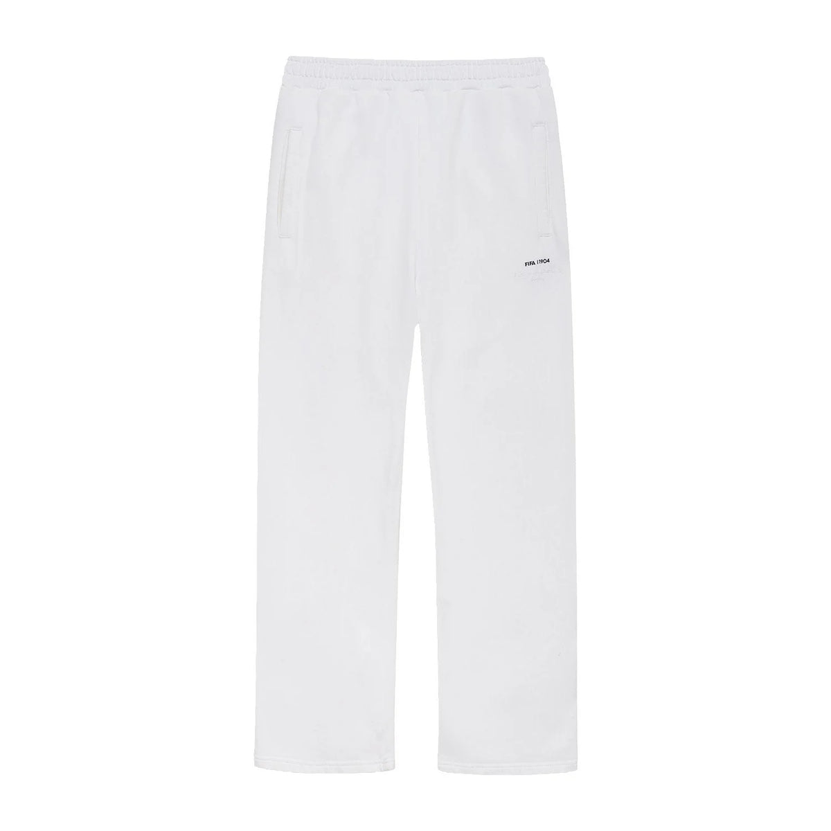 FIFA 1904 Stacked White Sweatpants - Unisex