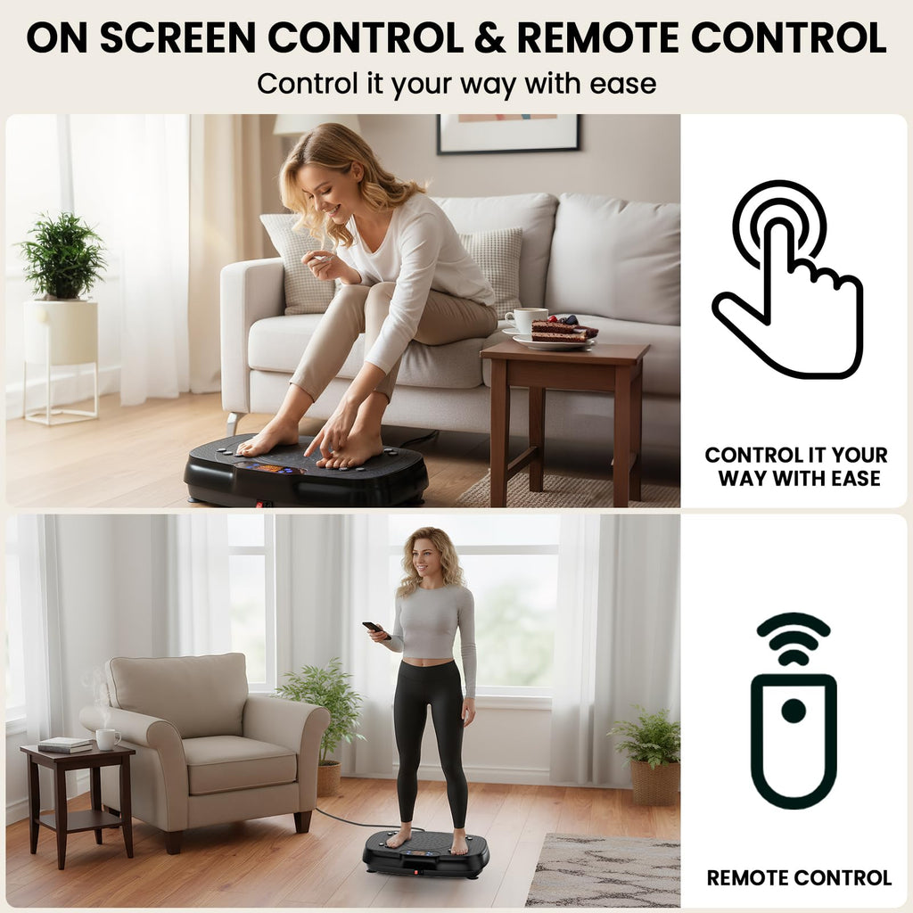 TISSCARE Vibration Plate Exercise Machine for Weight Loss