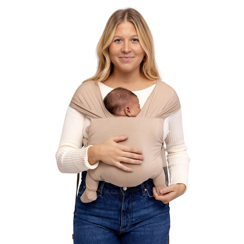 WILDBIRD Aerial Buckle Wrap - Newborn Baby Carrier - Desert Lark