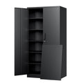 YIZOSH Metal Storage Cabinet with Lock - 72" Steel Unit