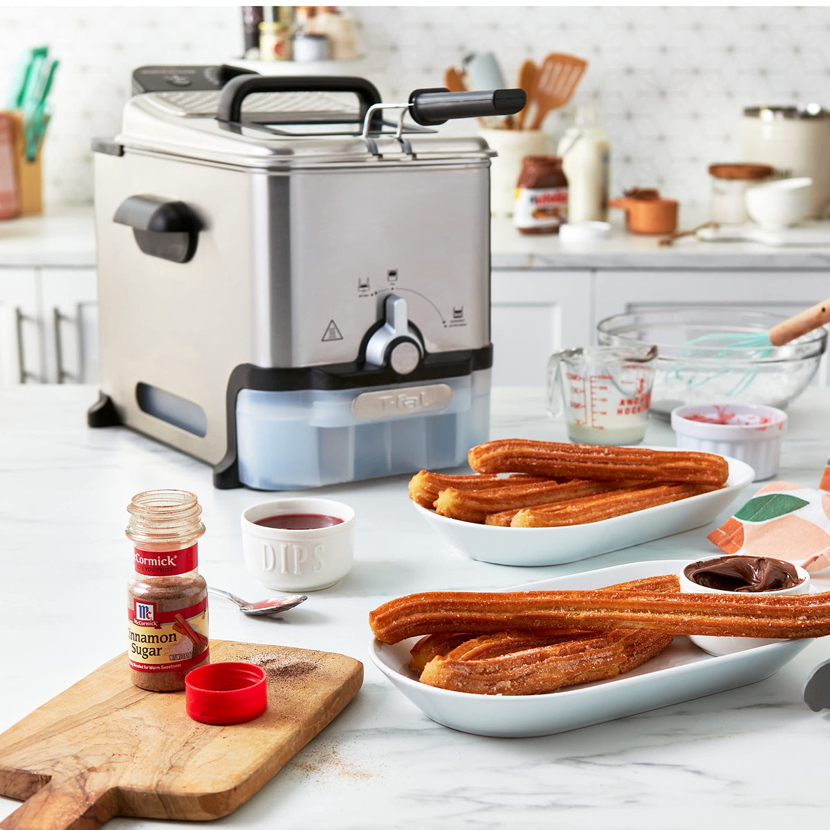 T-FAL 3.5L Stainless Steel Deep Fryer with Oil Filtration