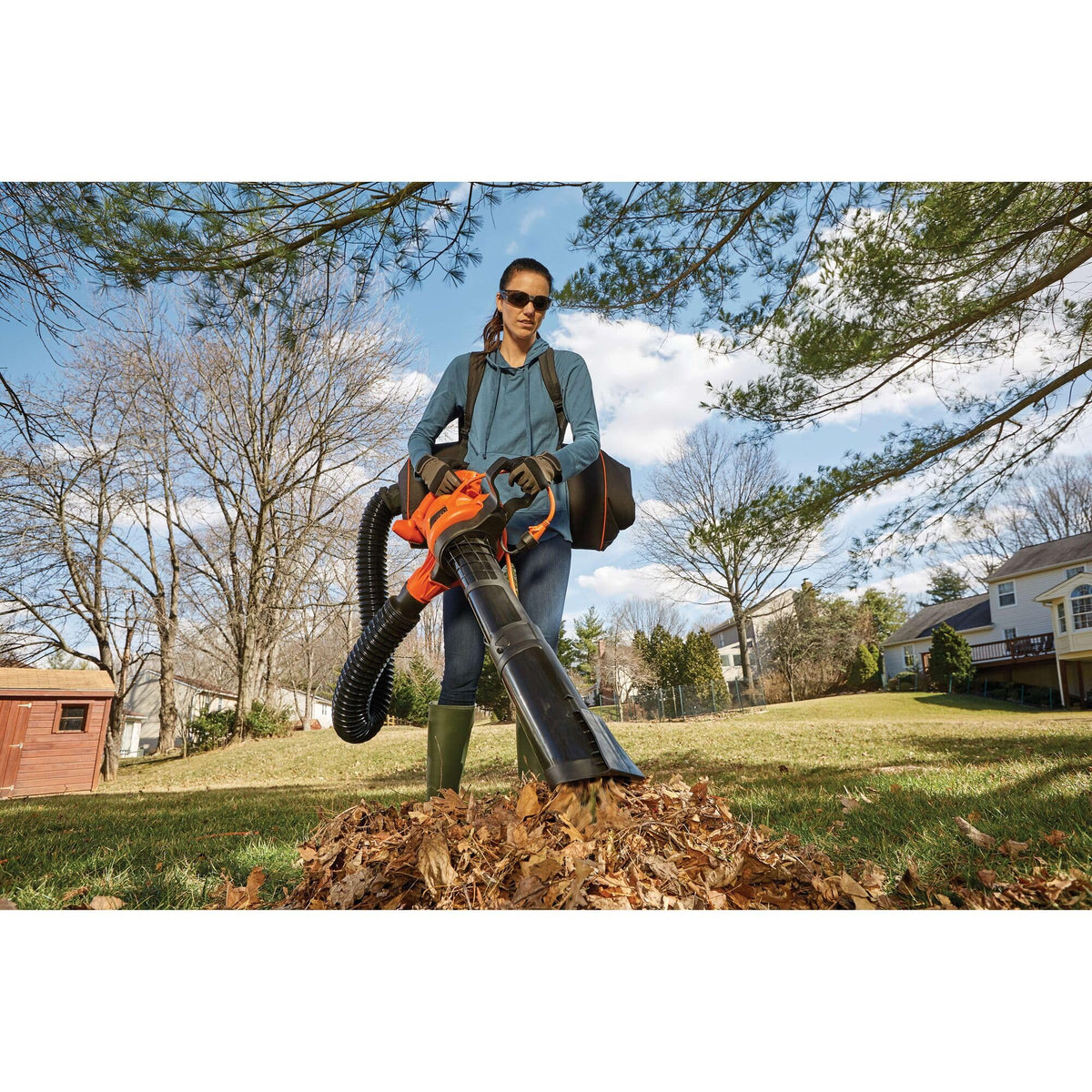 BLACK+DECKER BEBL7000 Leaf Blower, Vacuum & Mulcher 3-in-1