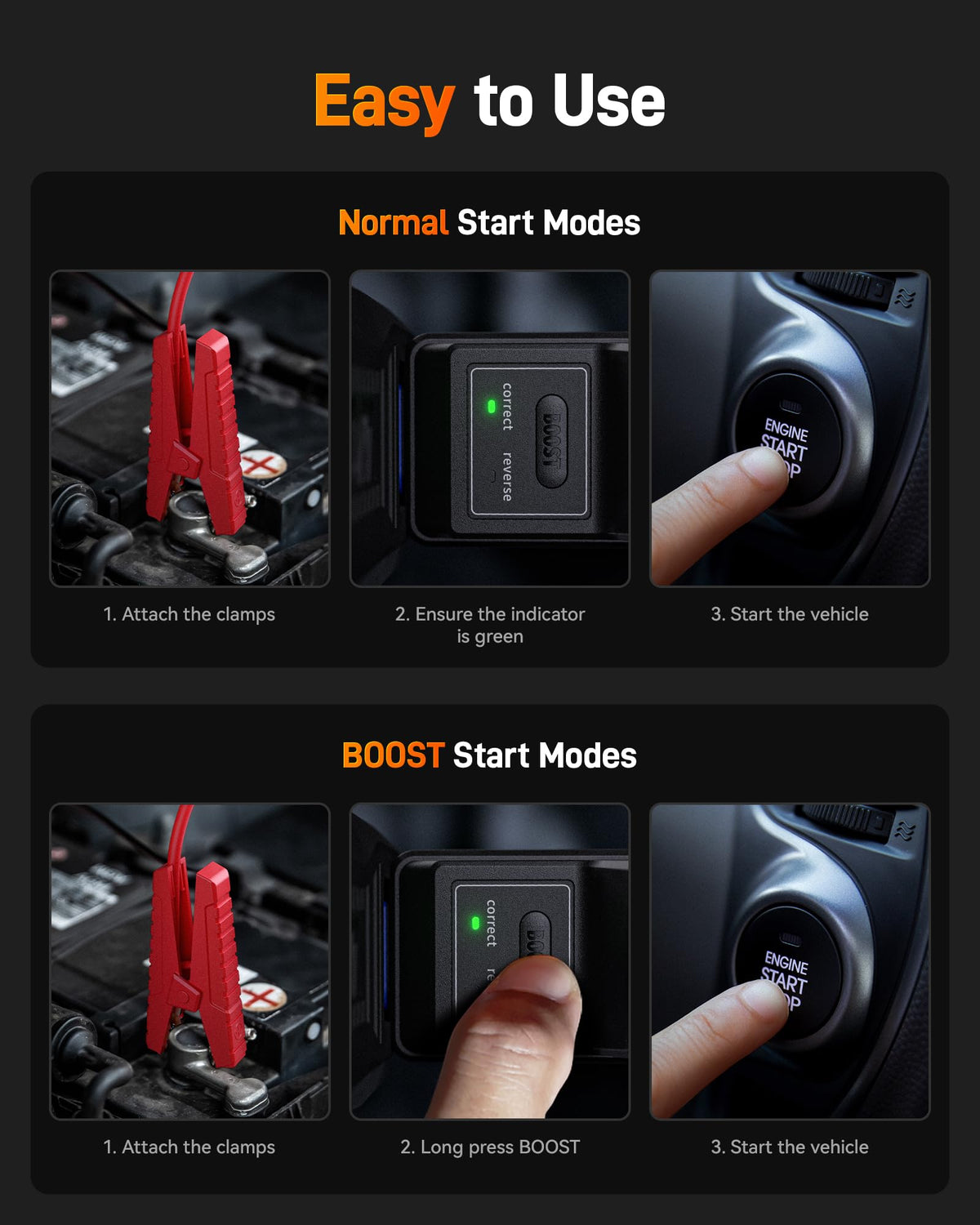 WOLFBOX 3000A Jump Starter with Air Compressor & Fast Charge