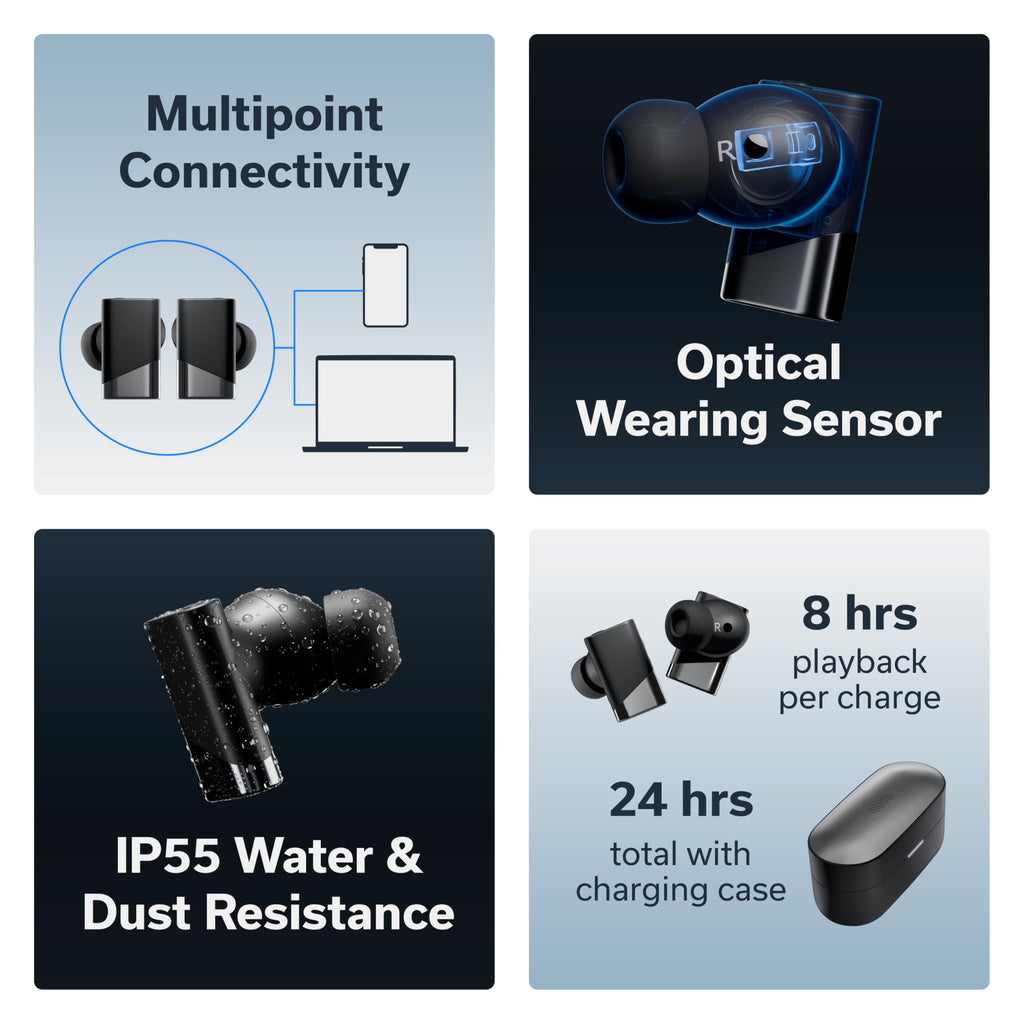 STATUS Pro X Wireless Earbuds - Hi-Res Audio & ANC