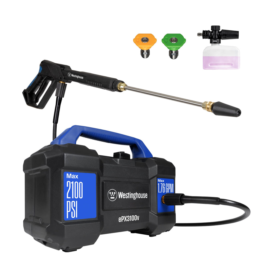 WESTINGHOUSE ePX3100v Electric Pressure Washer 2100 PSI 1.76 GPM
