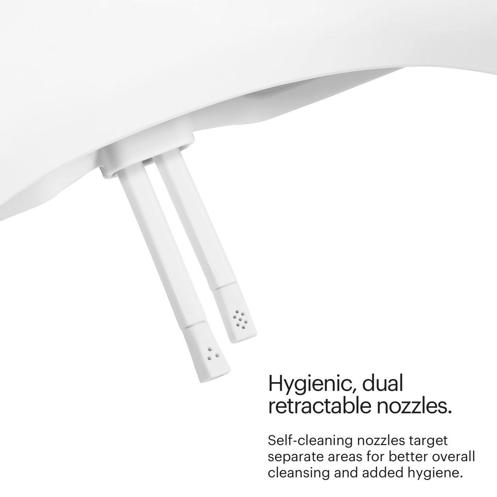 BRONDELL Bidet Toilet Seat Non-Electric for Elongated Toilets