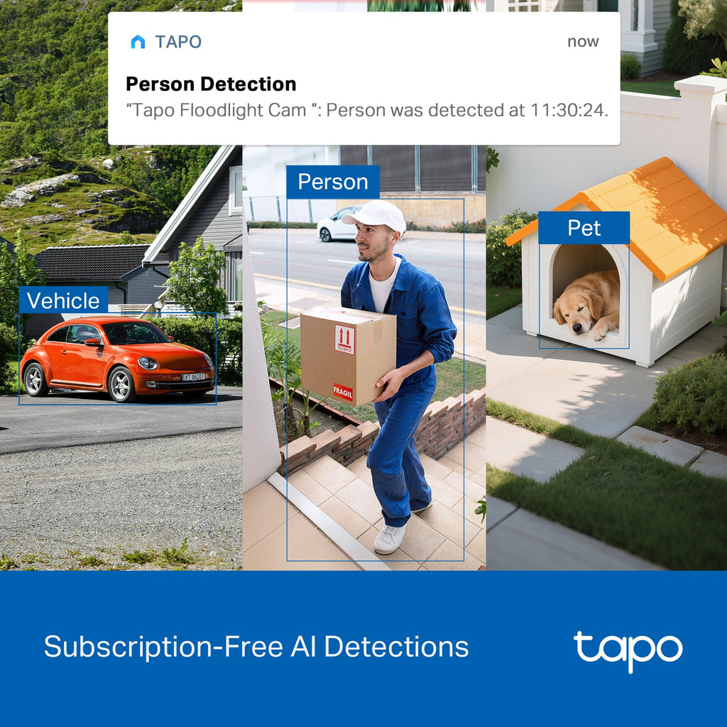 TAPO 2K Wireless Outdoor Pan/Tilt Security Camera Kit