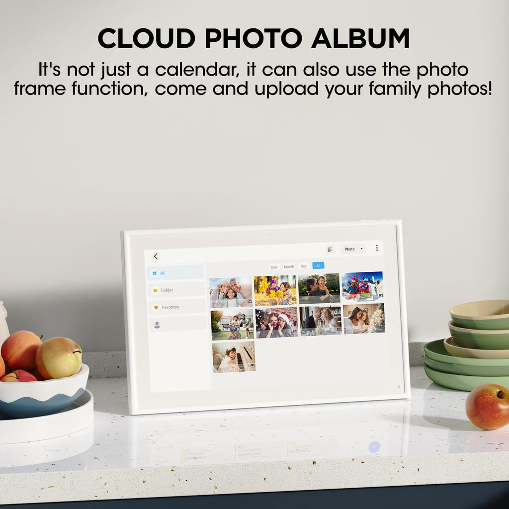 MEZED 10.1" Digital Calendar & Meal Planner with Touch Screen