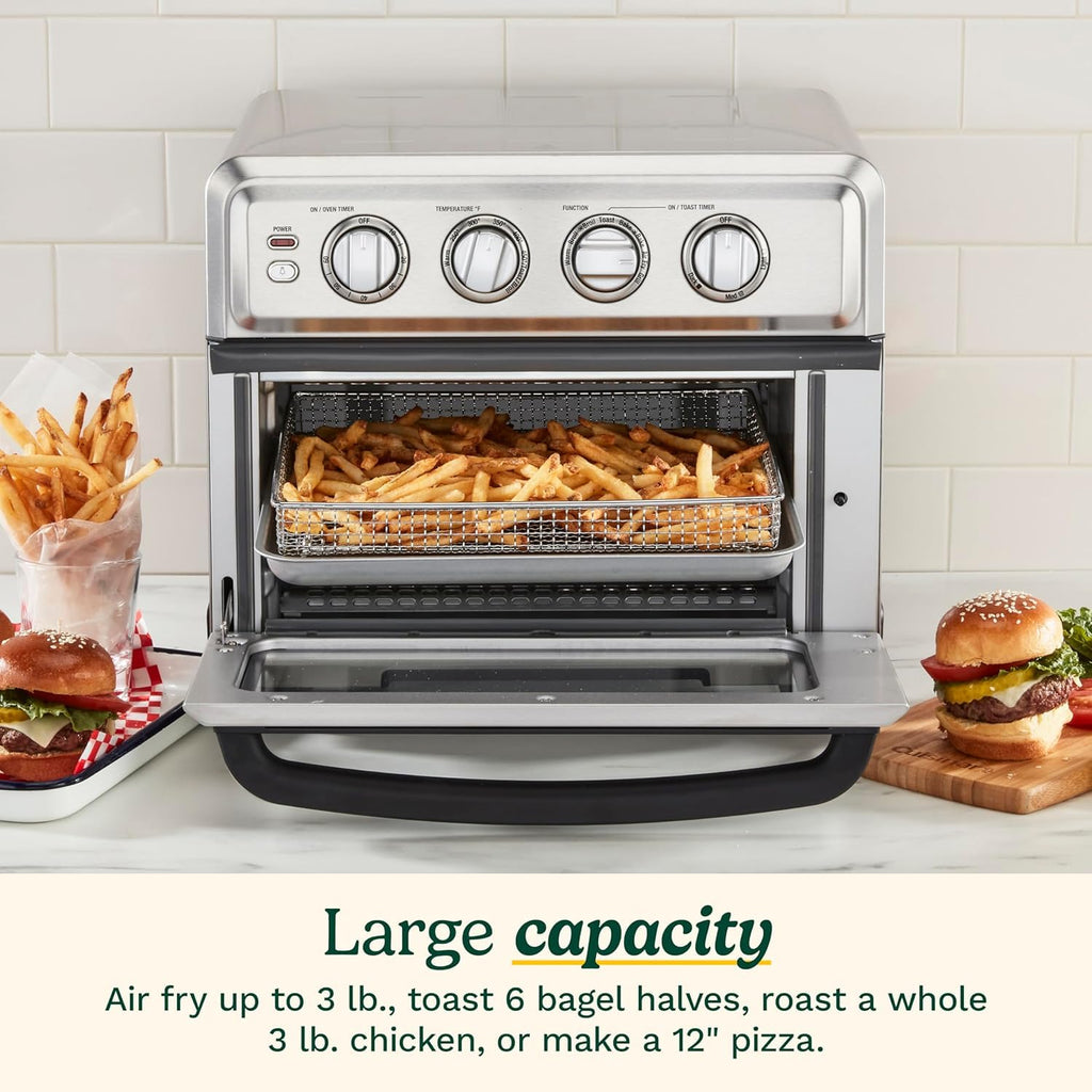 CUISINART Air Fryer Toaster Oven 8-in-1, 1800W, Stainless Steel