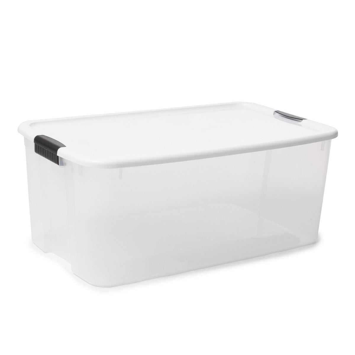 STERILITE 4-Pack Clear Plastic Storage Bins with Lids - 116 Quart