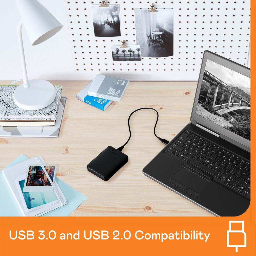 WESTERN DIGITAL WD 5TB Elements Portable External Hard Drive