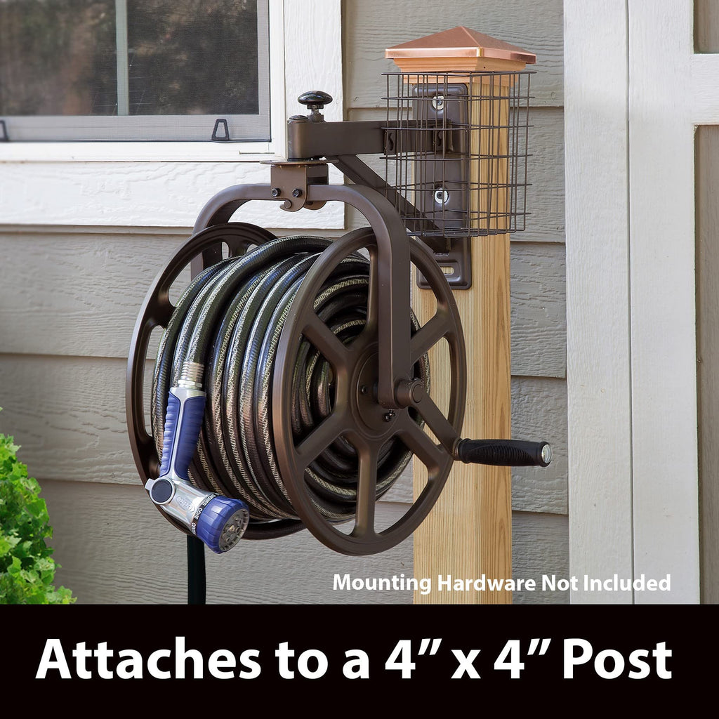 LIBERTY GARDEN 712 Single Arm Multi-Directional Garden Hose Reel