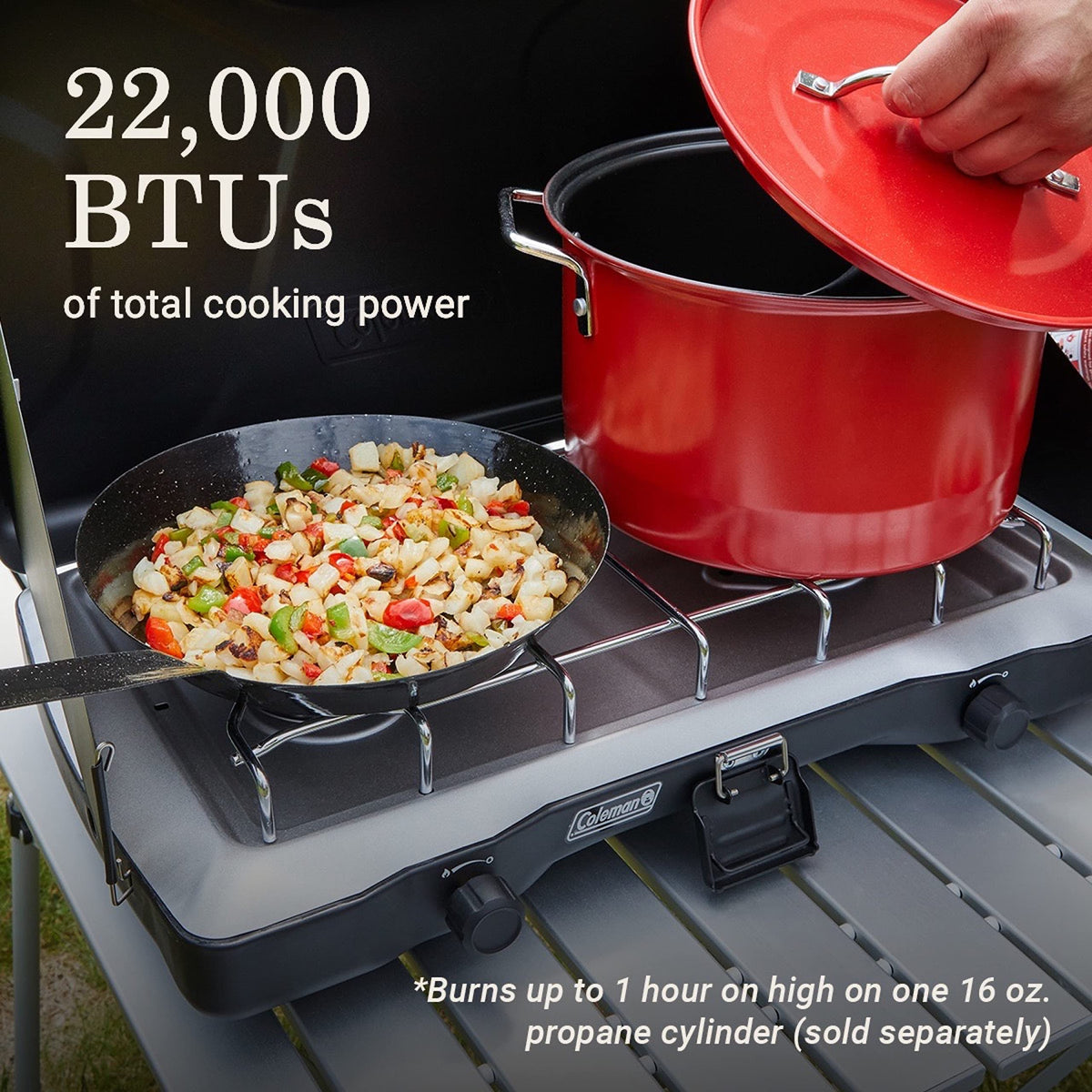 COLEMAN Triton 2-Burner Portable Camping Propane Stove