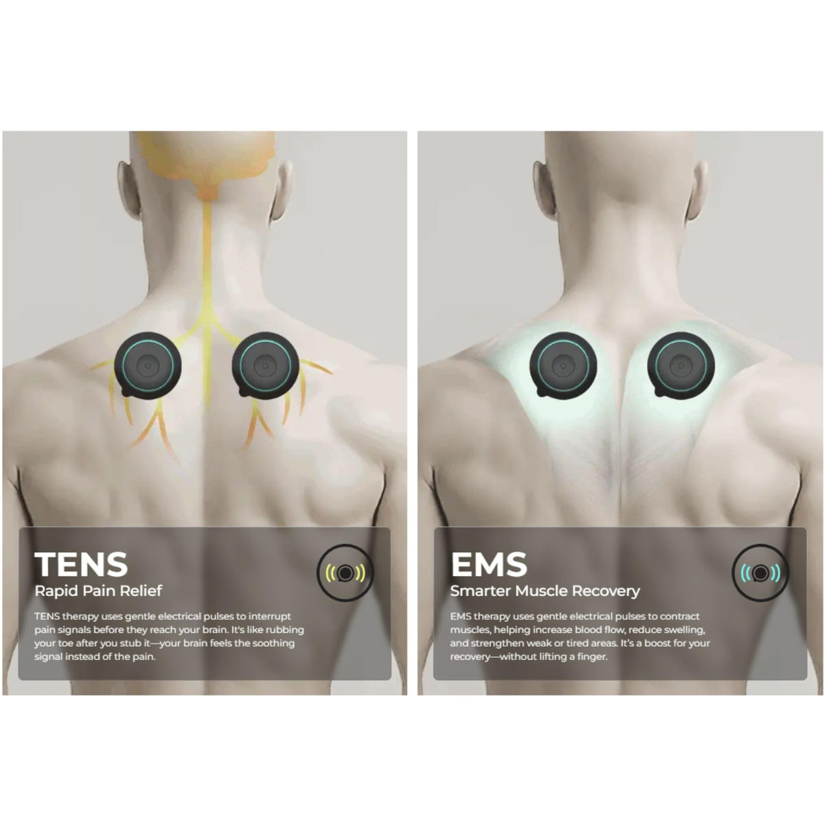 CHIRP Halo Wireless Muscle Stimulator - Portable EMS Device