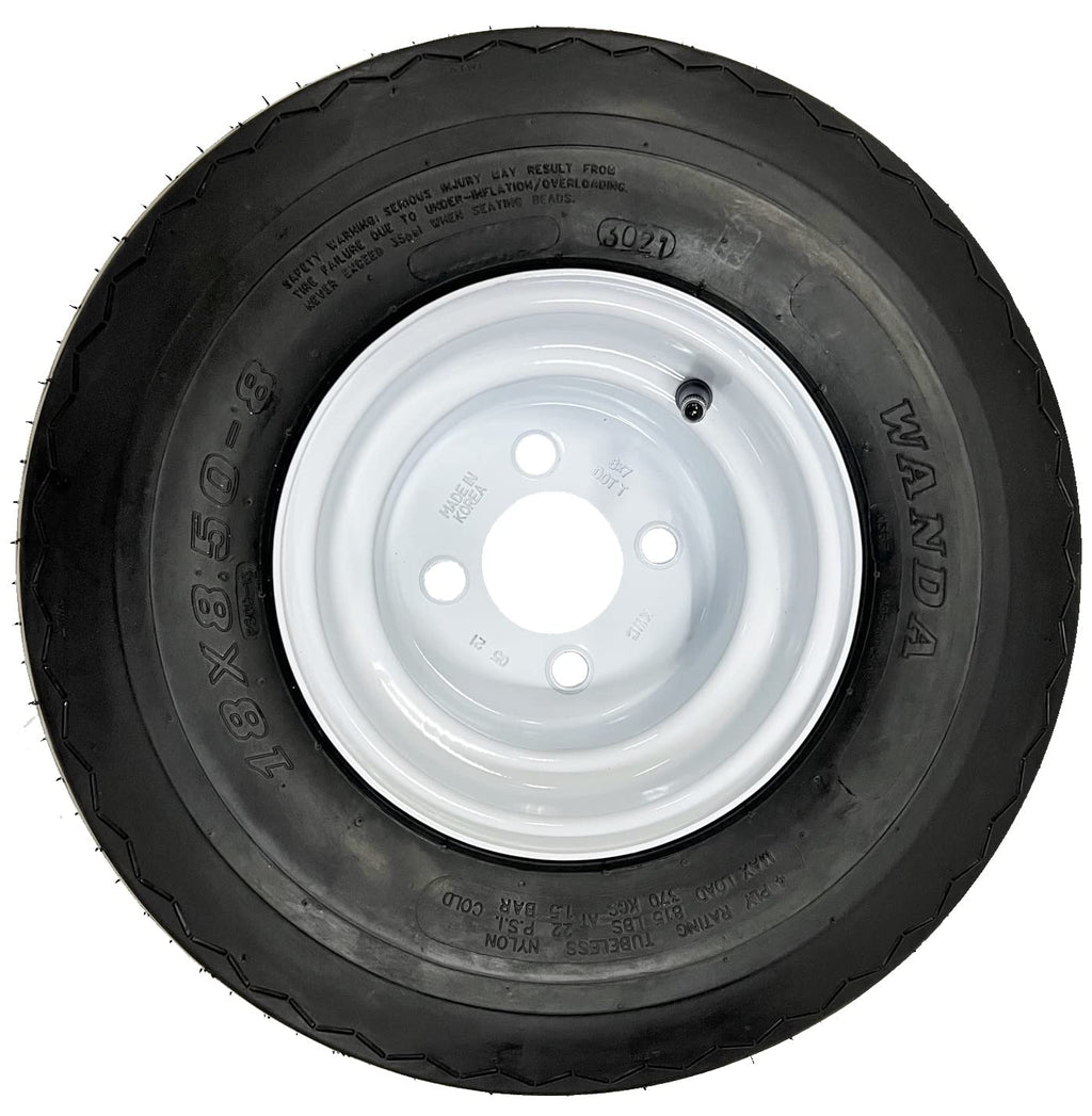 ECUSTOMRIM 4-Pack 8" Golf Cart Wheels & Tires - 18x8.50-8